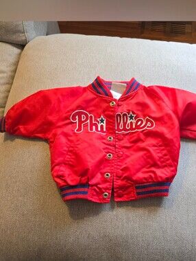 Philadelphia Phillies Red Kids Satin Jacket